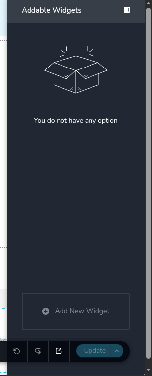 Addable with no default items