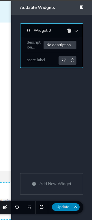 Item added with shape defaults