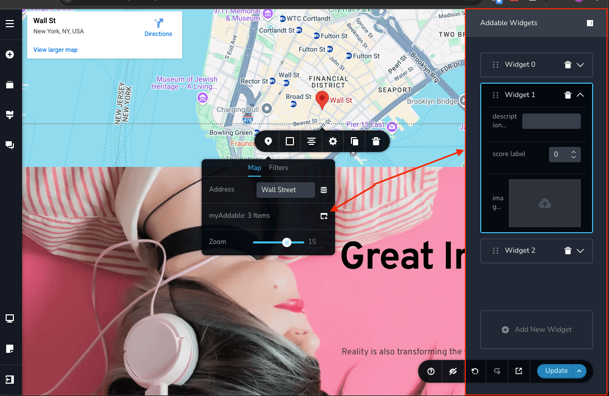 Addable Option